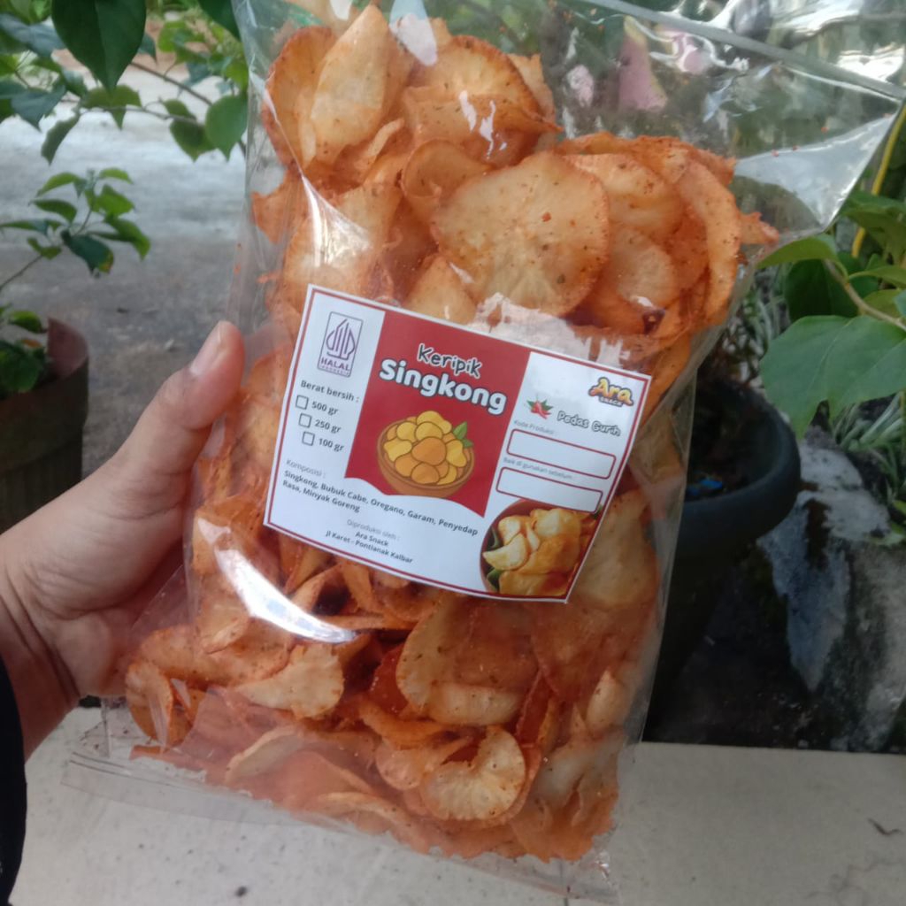 

Keripik Singkong Pedas Gurih By Ara Snack