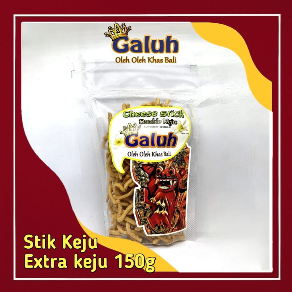 

Cheese Stick Galuh 150g – Camilan Stik Keju Murah, Oleh Oleh Lebaran Khas Bali Halal Gurih