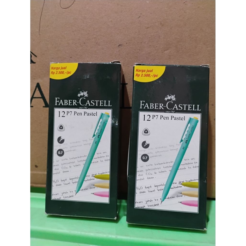 

Pulpen Faber Castell P7 Tinta Hitam 1pak