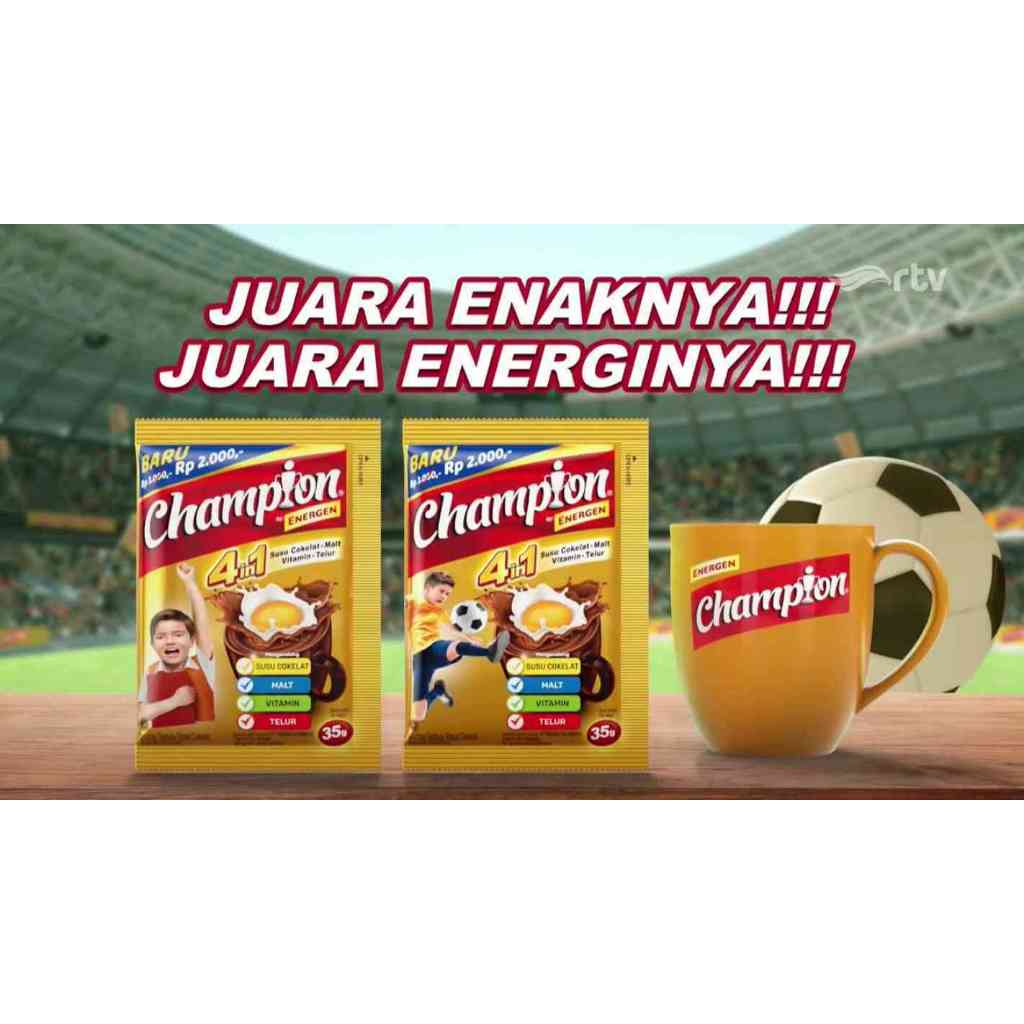 

Champion Susu Coklat ( 1 Renceng isi 10 Sachet )