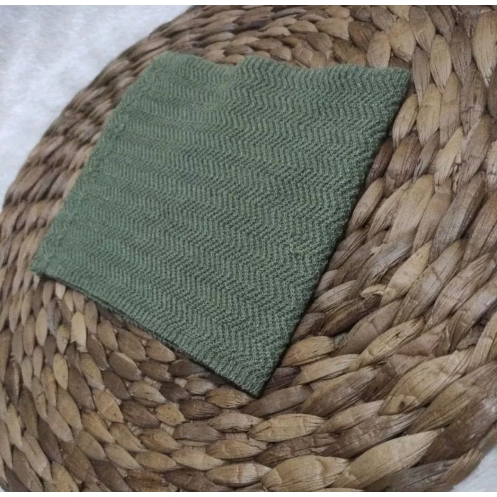 Ciput Bando Rajut Zigzag Premium|Inner Bandana rajut zigzag