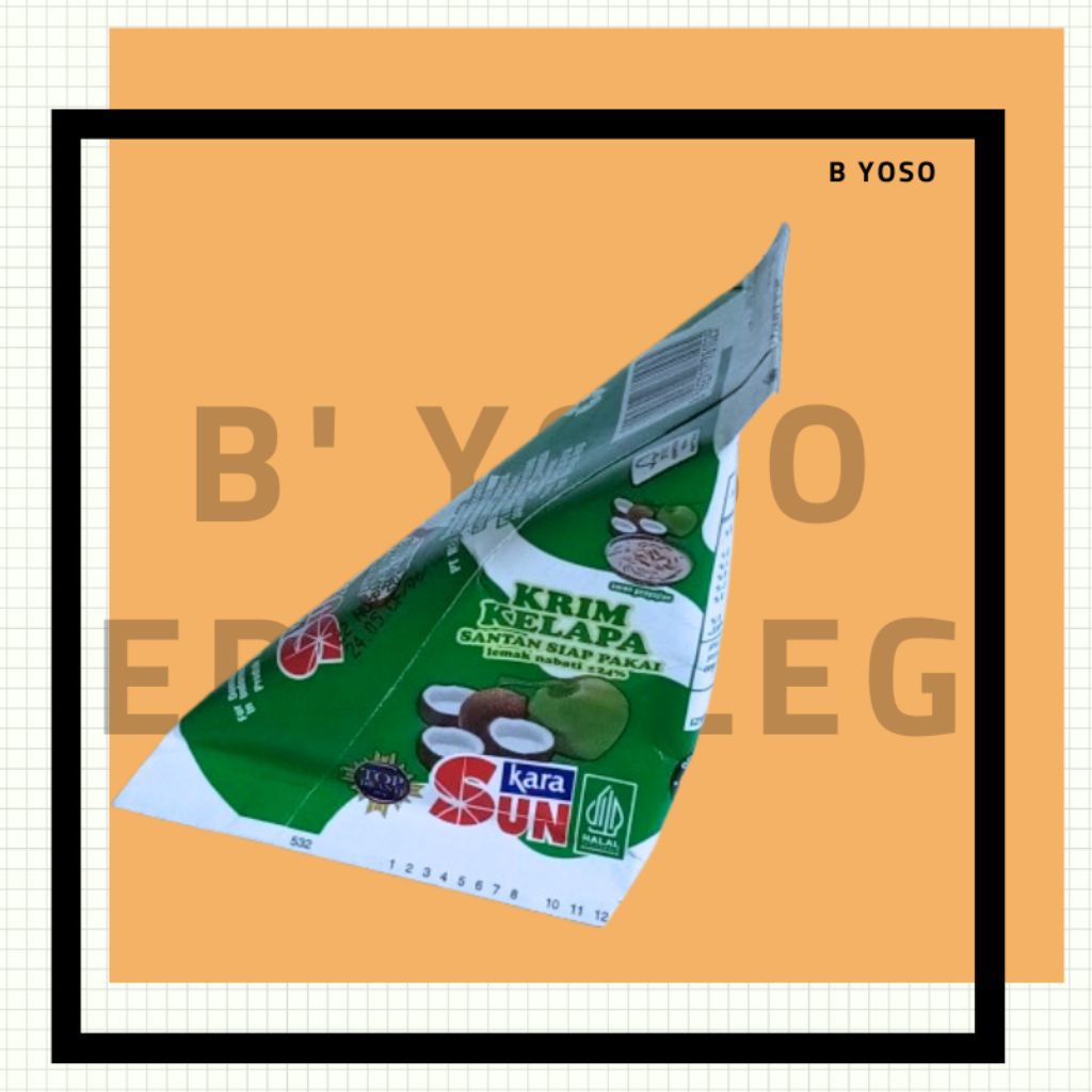 

Santan kara, Sun kara per piece 65ml