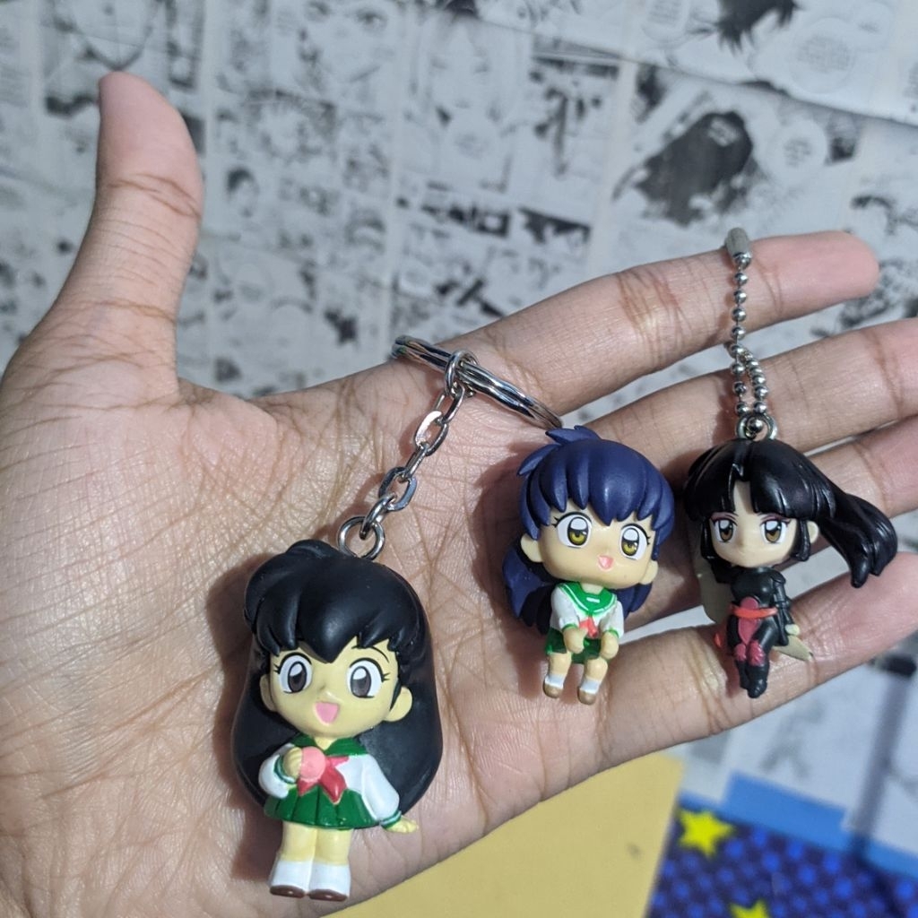 Inuyasha Keychain Figure Hugcot Kagome Higurashi Sango