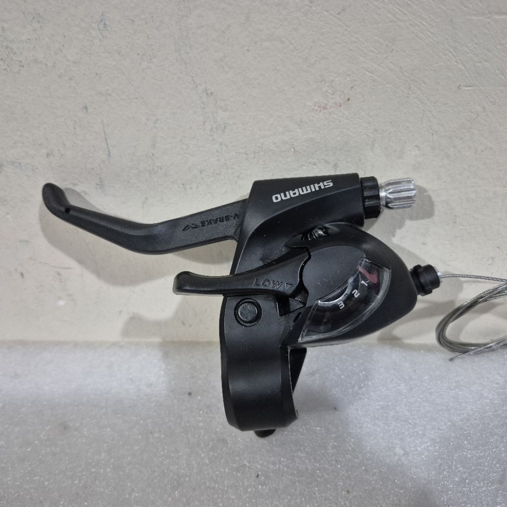 Shifter Shimano Tourney EF41 EF 41 3 speed kiri ST-EF41 Operan + Handle rem original made in Indones