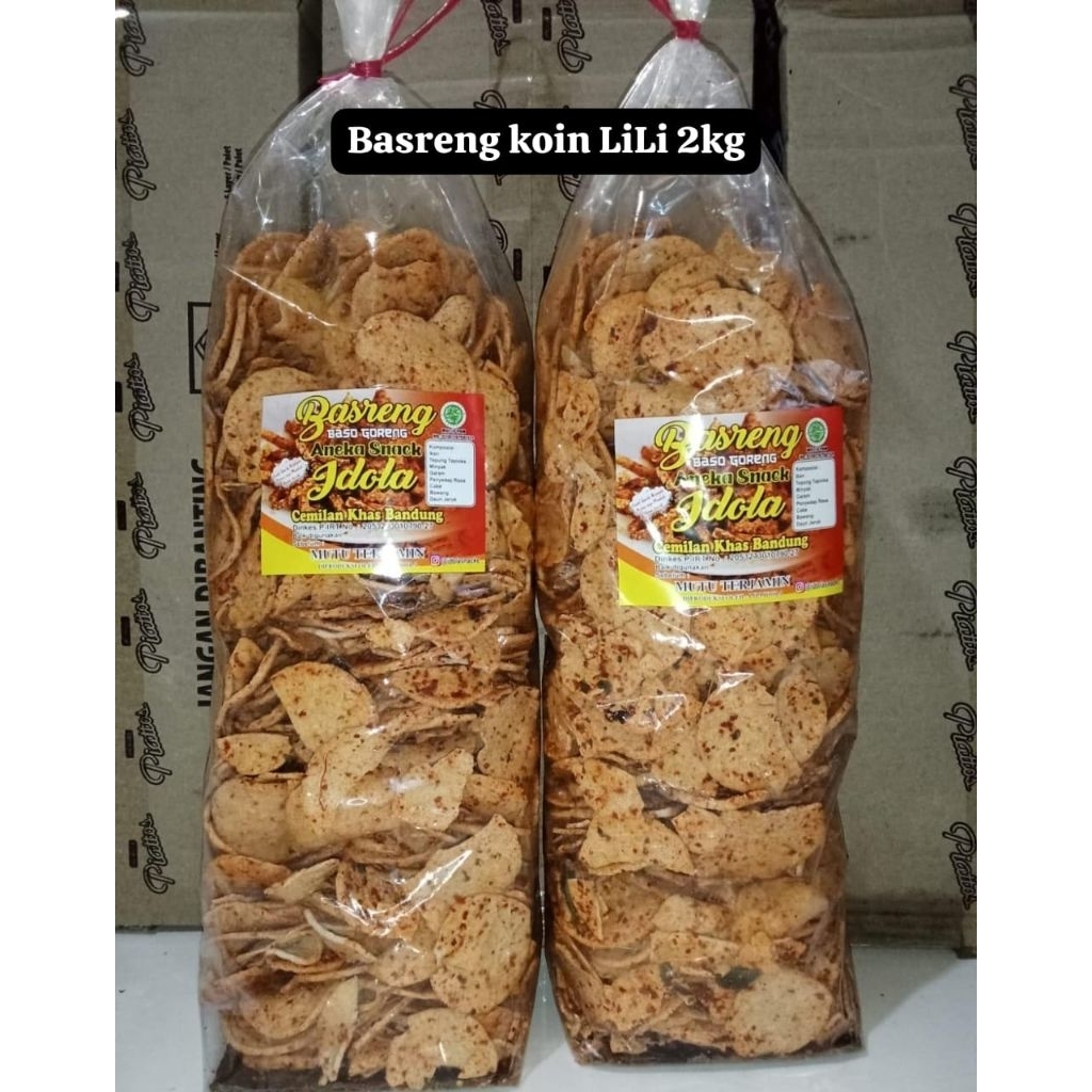 

Basreng idola Lily Pedas Gurih isi 2 kilo