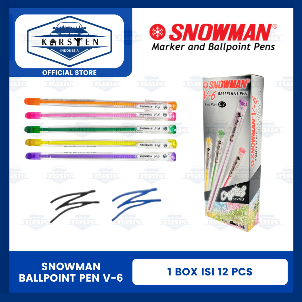 

Pulpen | Bolpen | Pena Snowman V-6