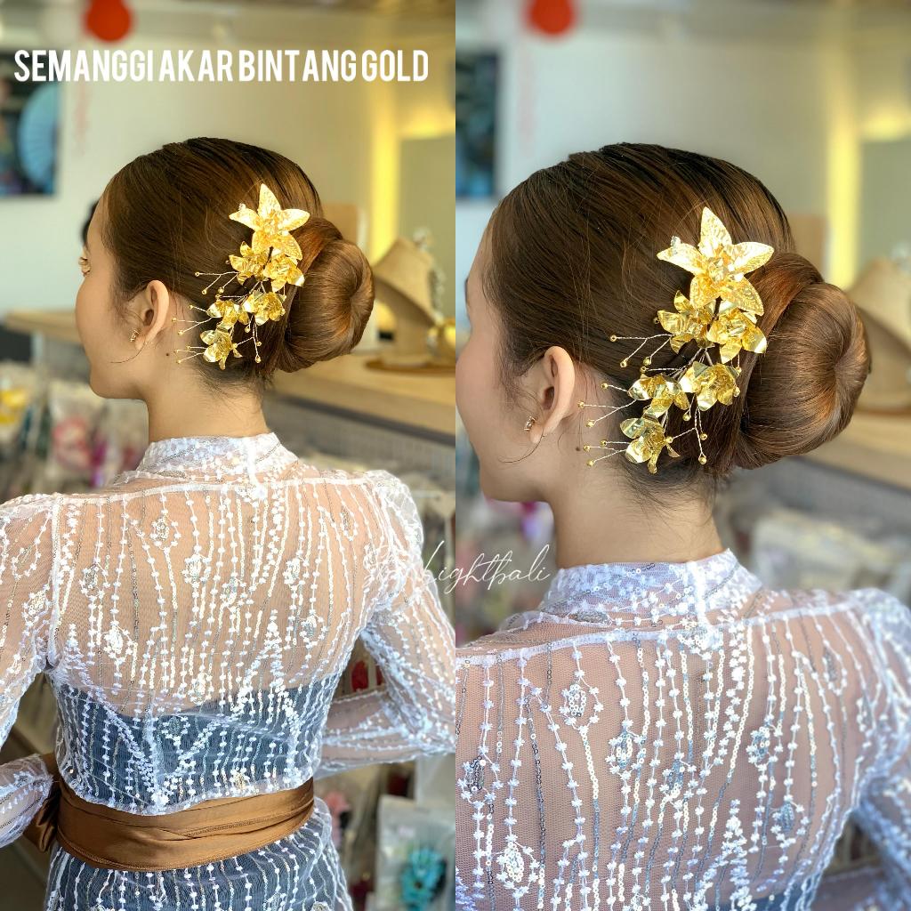 STARLIGHT BALI - Semanggi Akar Bintang/ Semanggi Gold/ Aksesoris Rambut / Semanggi Bali / Aksesoris 