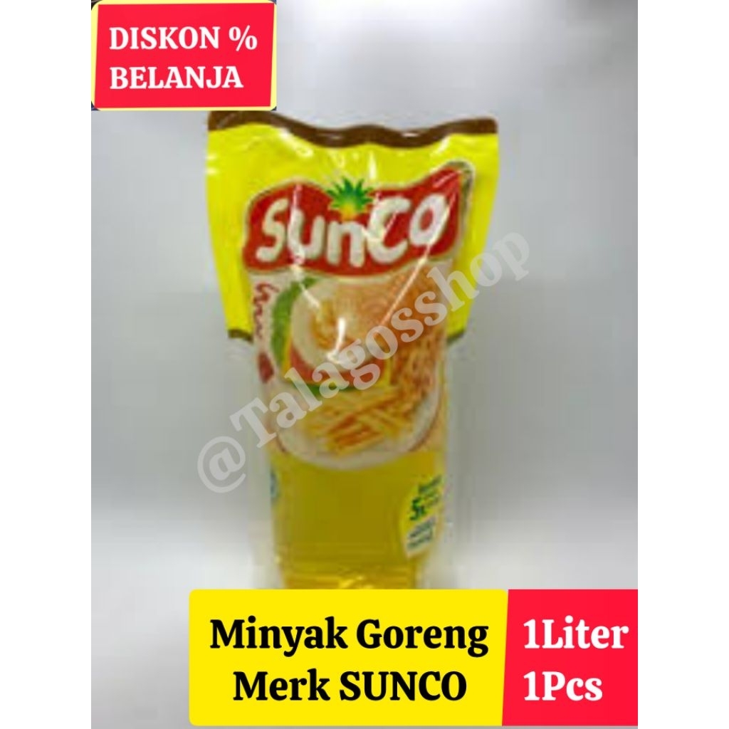 

MINYAK GORENG SUNCO Original 100% 1Liter