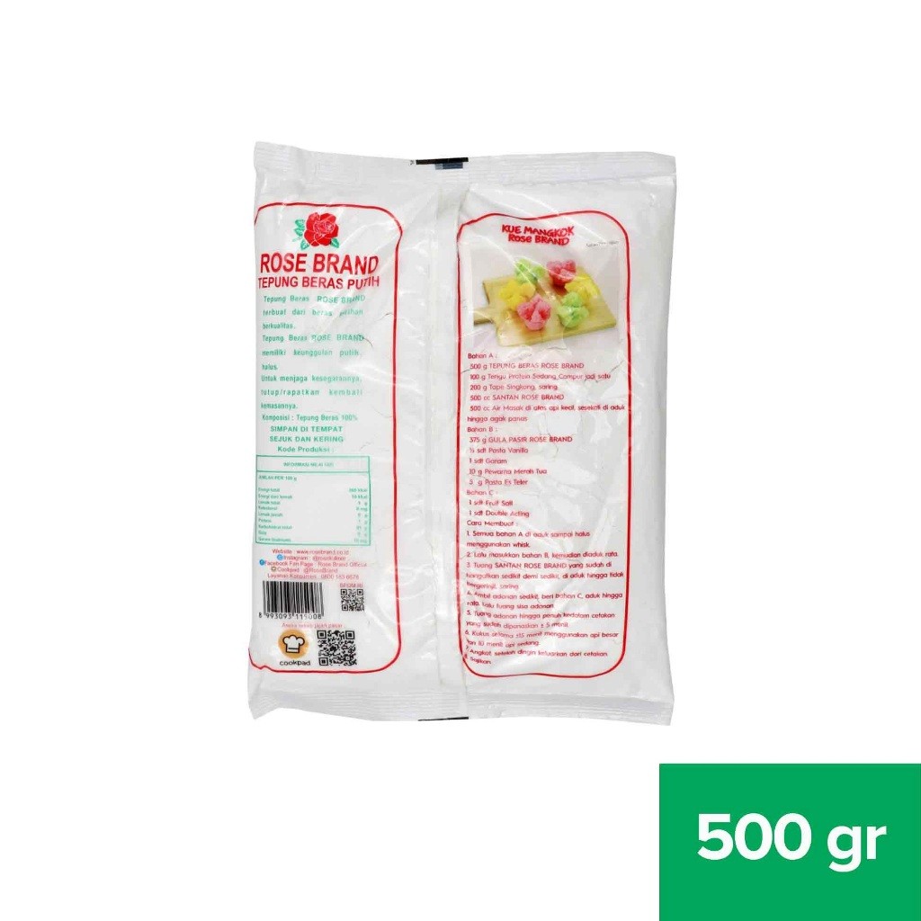 

ROSE BRAND TEPUNG BERAS 500GR