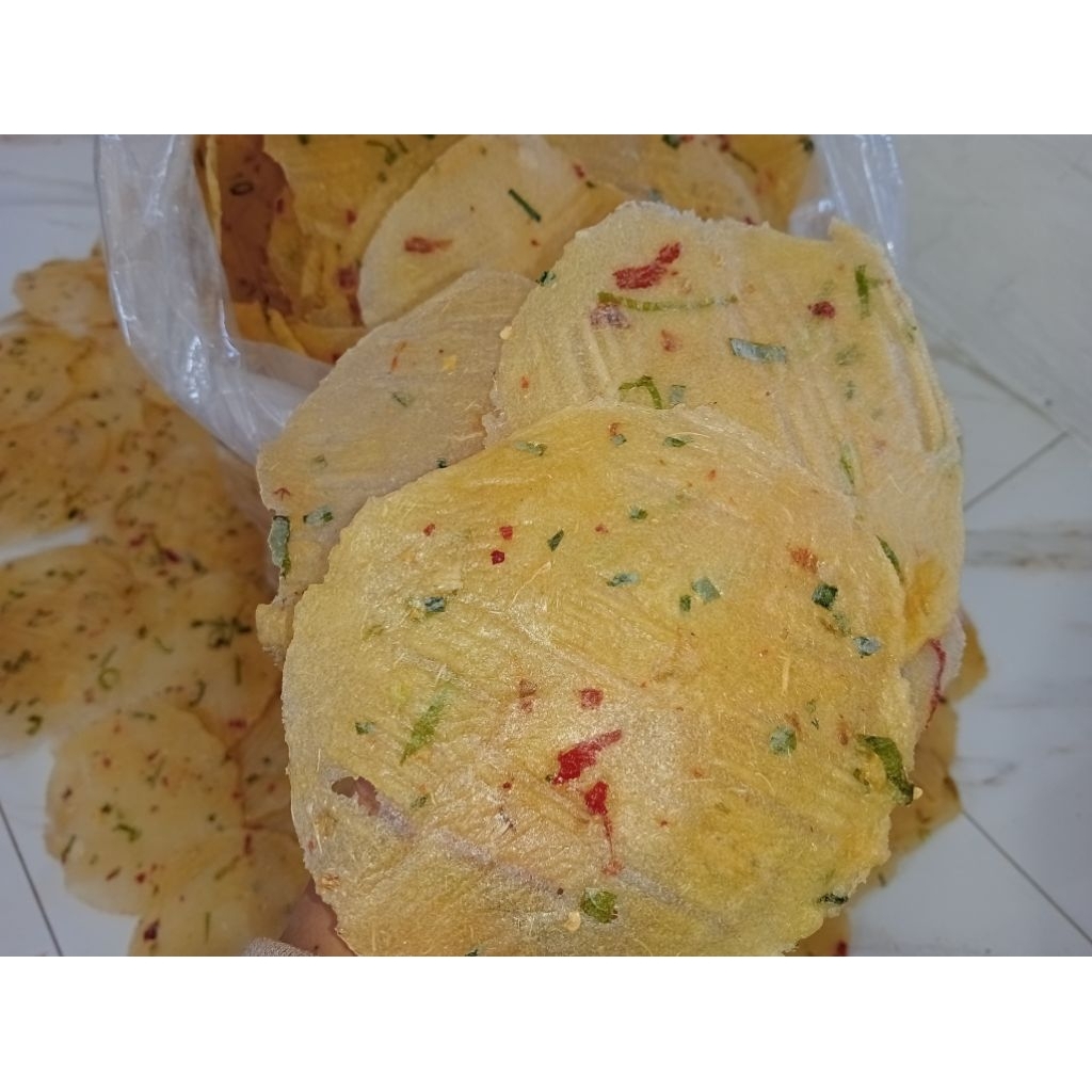 

Kerupuk Kicimpring Singkong Abizar Halal Thayyiban Khas Bandung – Renyah Gurih Bumbu Rempah Jadul Buatan Ibu | 250gr / 500gr / 1Kg
