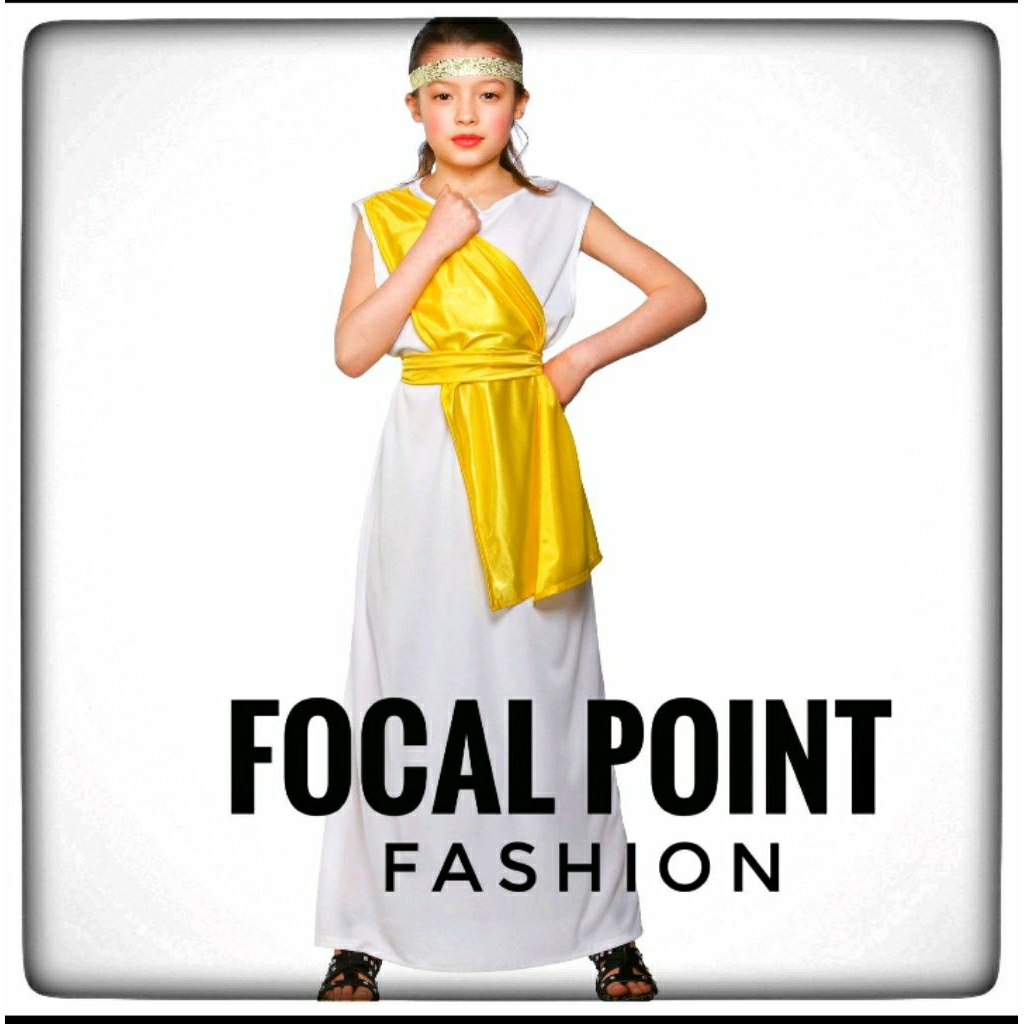 kostum Greek goddess Yunani anak international costume