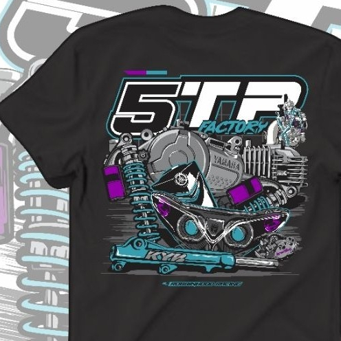 Kaos 5TP Gank Jupiter Z Kaos 5TP Yamaha 5TP Factory