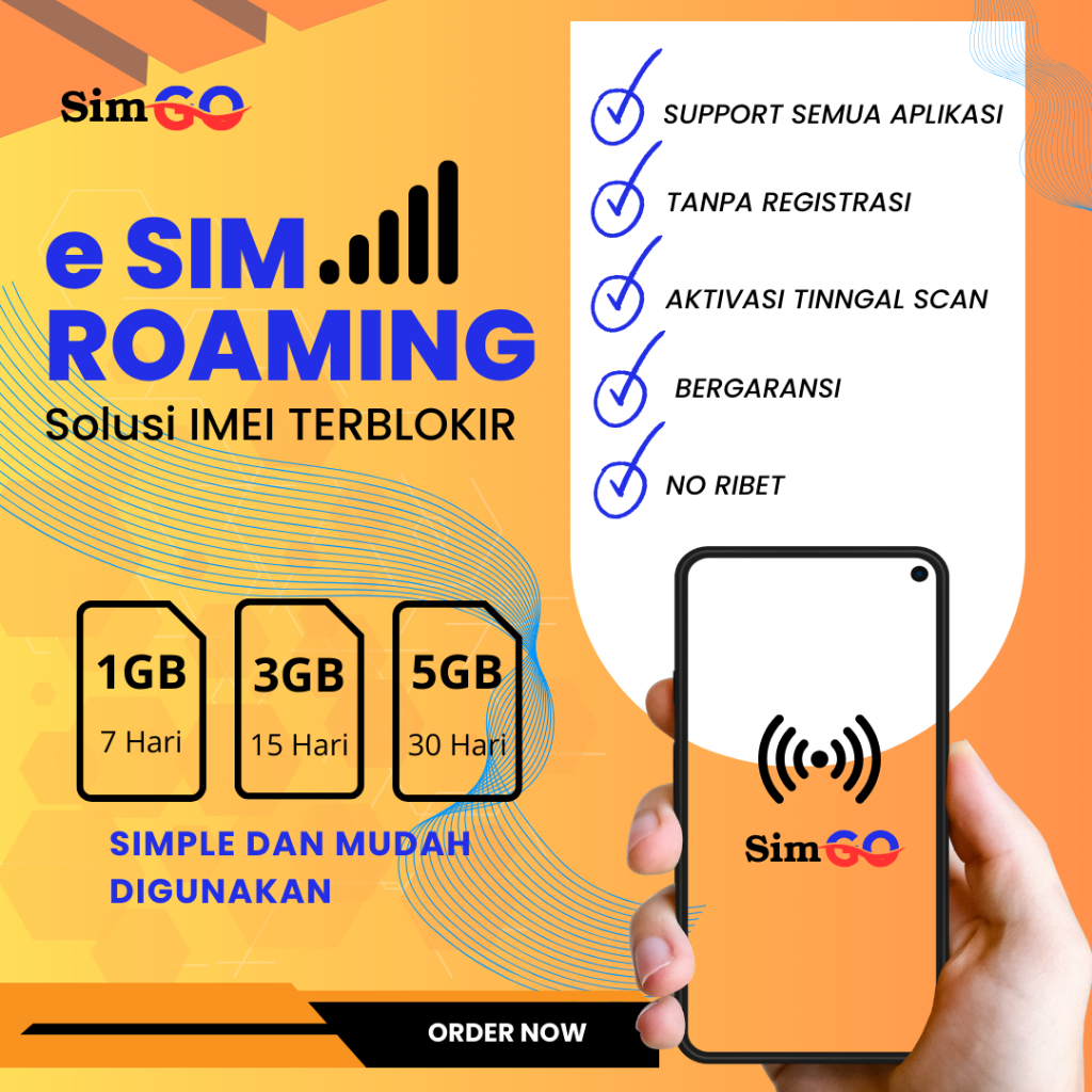 ESIM ROAMING UNTUK IPHONE DAN ANDROID IMEI TERBLOKIR | ESIM ROAMING INDONESIA | SOLUSI IMEI TERBLOKI