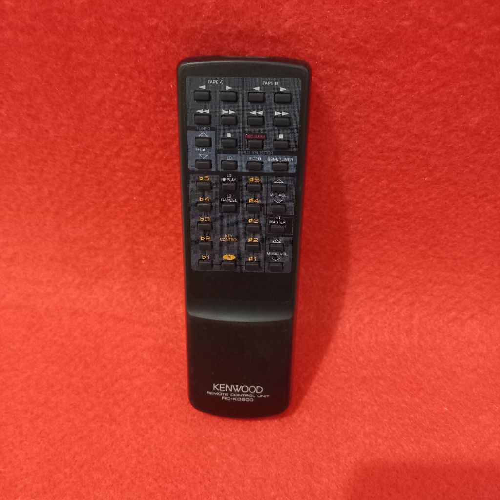 Remote Remot Tape Compo KENWOOD Original Asli . RC - K0600 .