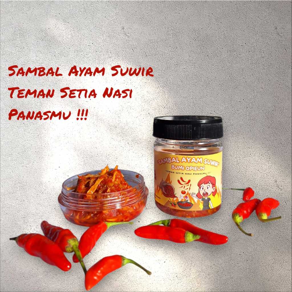 

Sambal Ayam Suwir Pedas Mantap