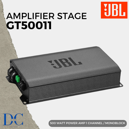 Power Amplifier Monoblock Mobil - Power Amplifier JBL Stage - GT50011 - 1 Channel - Amplifier Mobil 