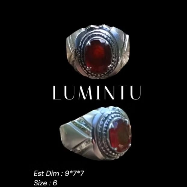 Cincin Red Garnet