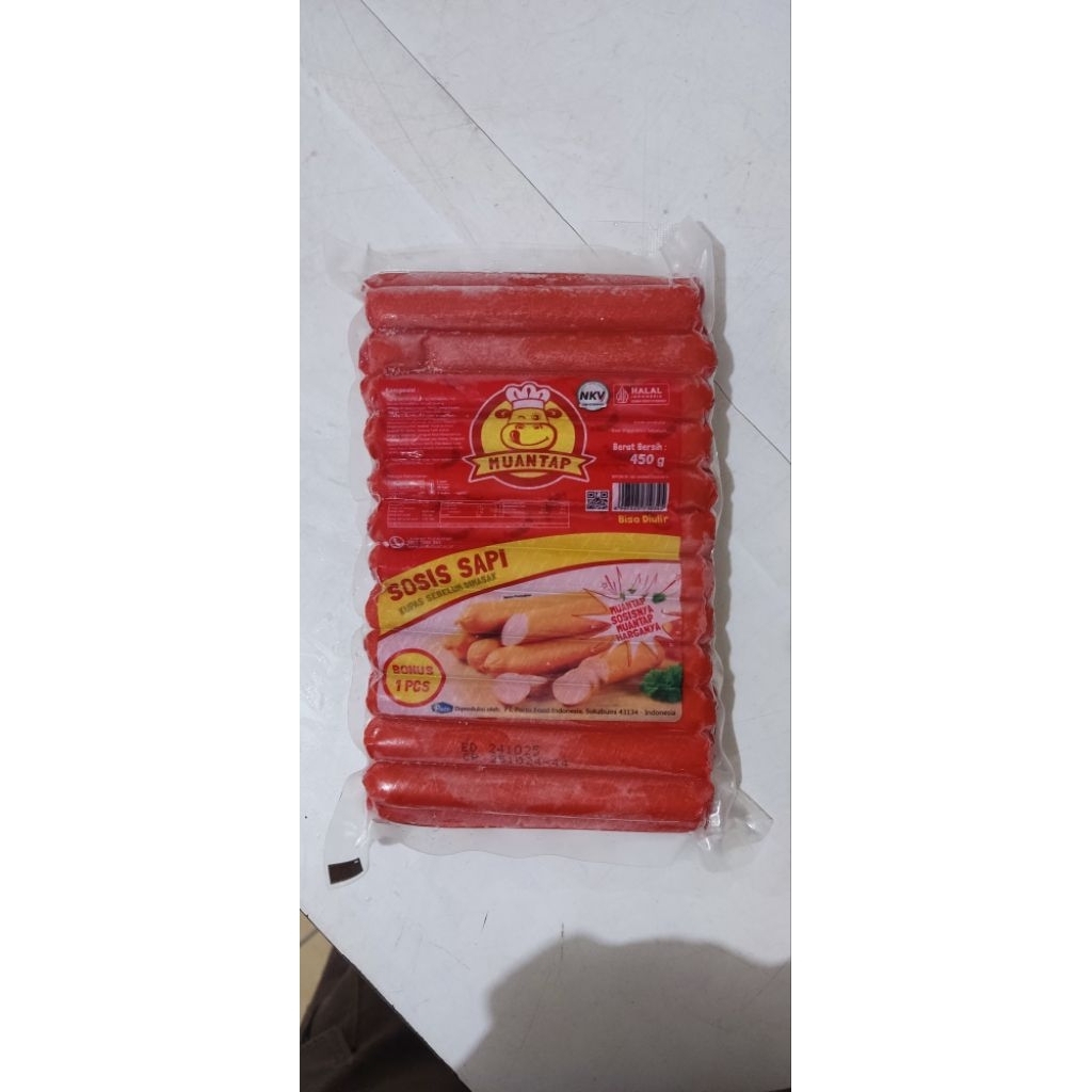 

Muantap Sosis Sapi isi 25 450g