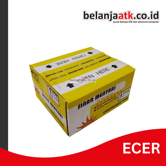 

[PAK] Continuous Form 1 Ply 9 ½” x 11” Sinar Mentari (Inch)