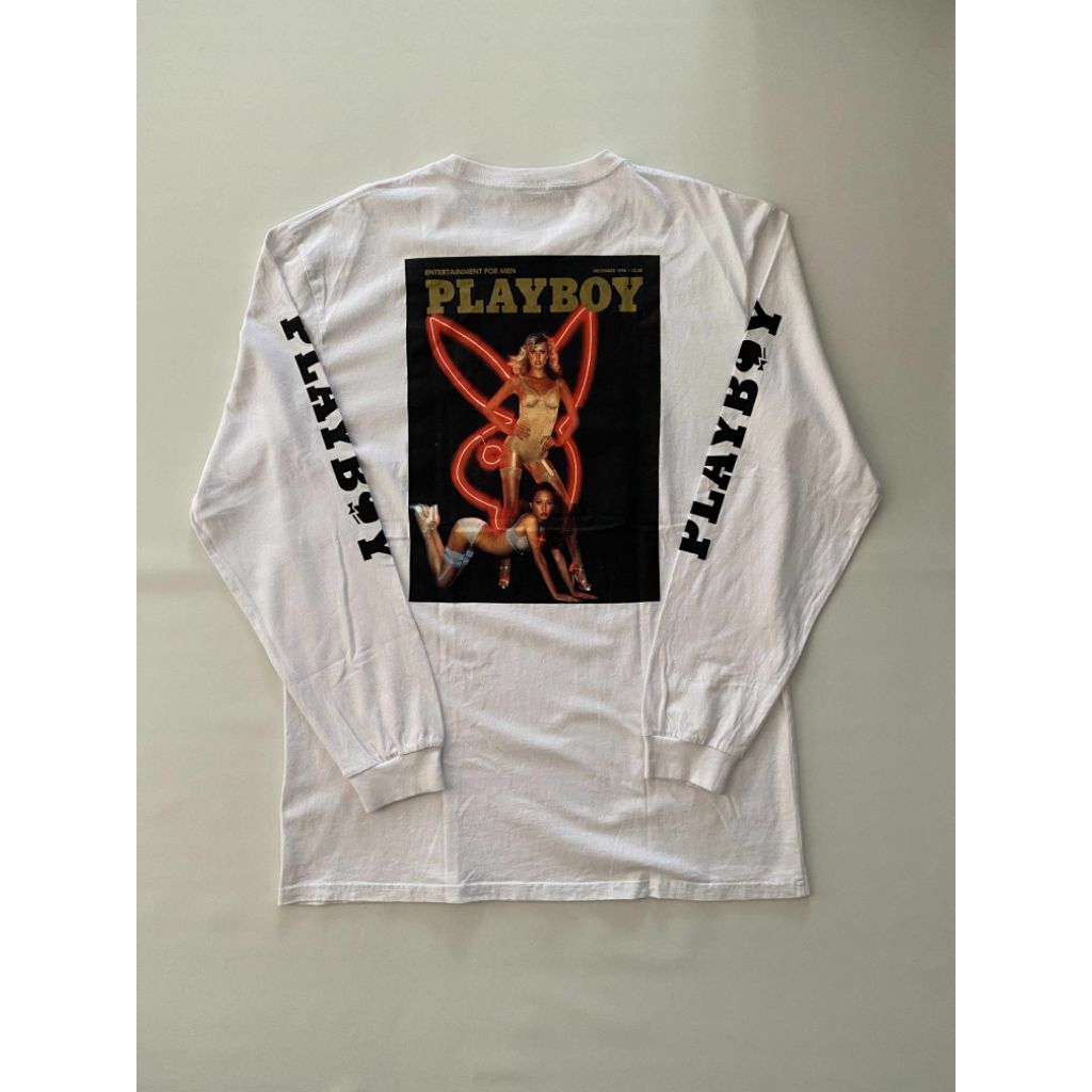 KAOS TSHIRT LONG SLEEVE PLAYBOY MAGAZINE 1976 ART