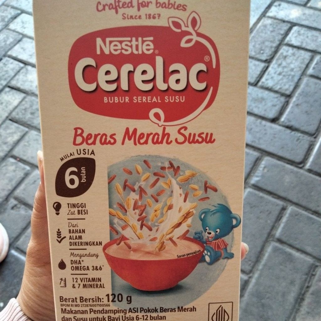 

bubur serelac beras merah
