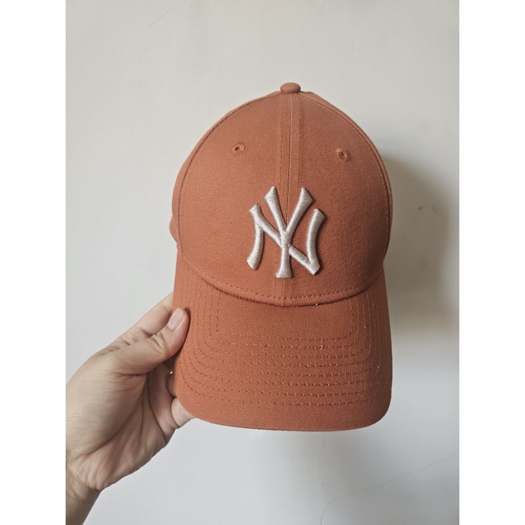 Topi New York Yankees NYC New Era Oranye preloved second