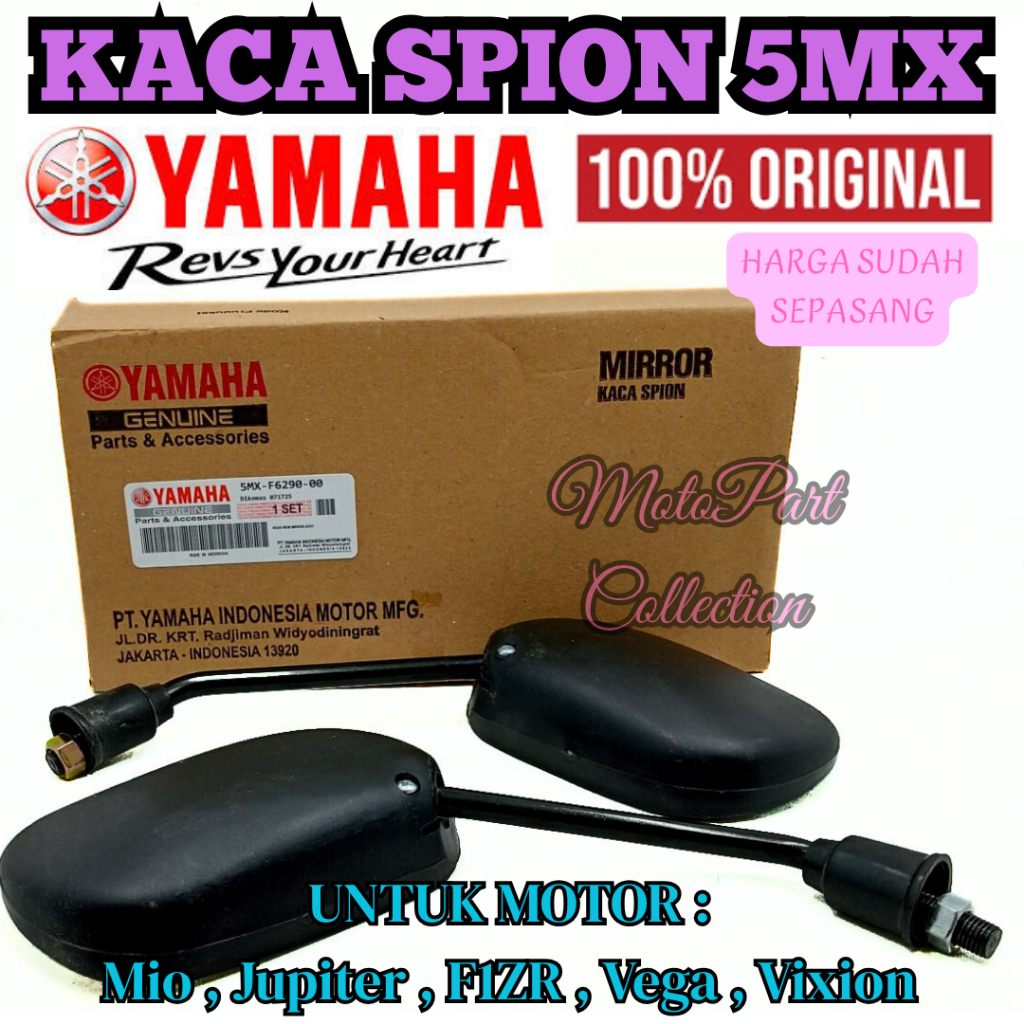 SPION 5MX YAMAHA PRESISI MOTOR MIO KARBU VEGA JUPITER FINO XRIDE MX SOUL GT M3 Z S 115 KUALITAS ORI.