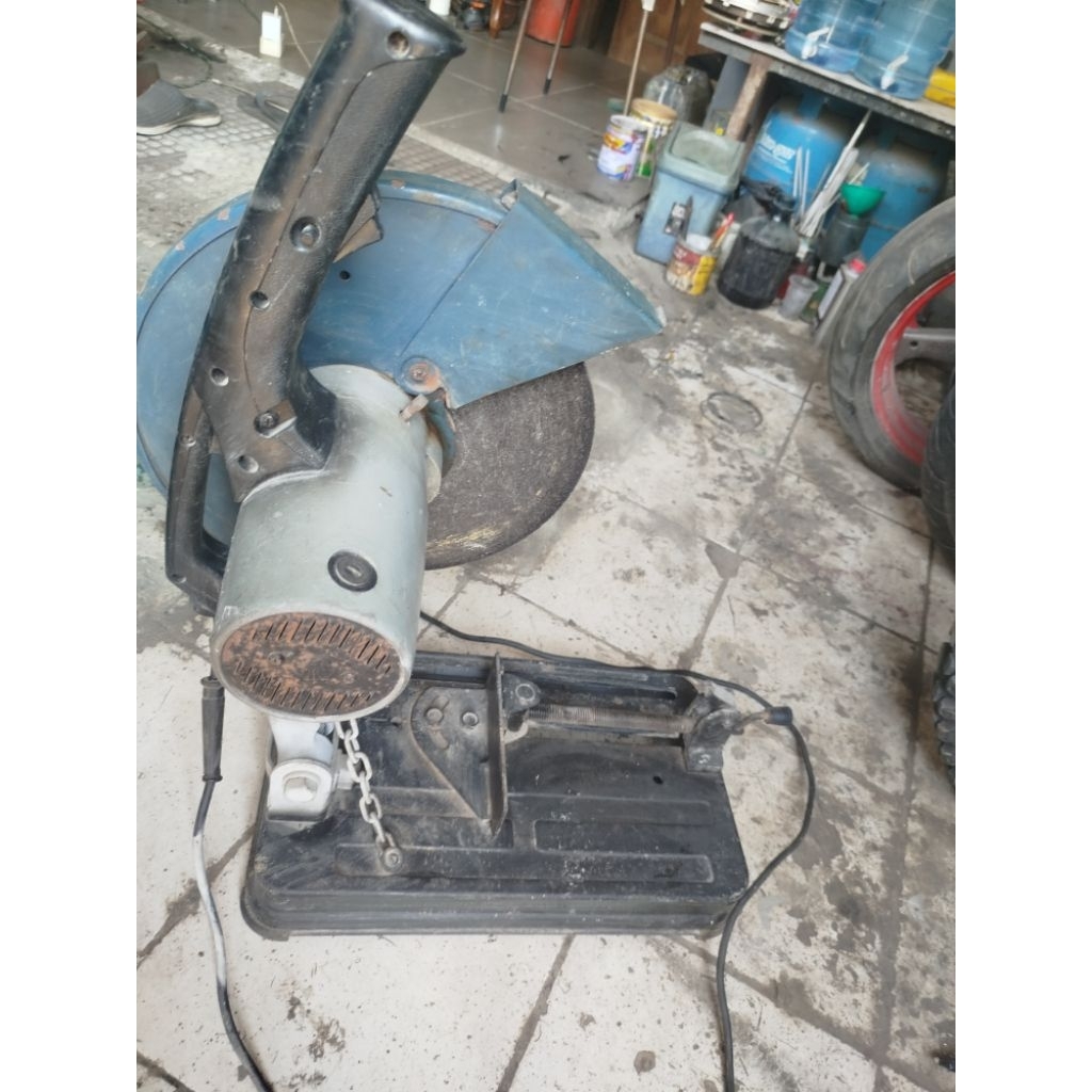 Gerinda duduk/Mesin cutting besi/Gerinda potong alat proyek