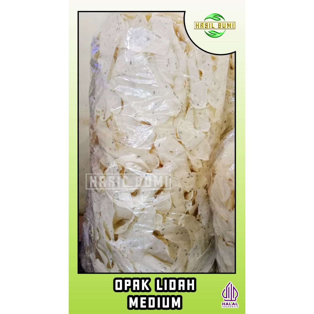 

opak lidah 1 kg Medium | opak singkong | khas wonosobo | makanan ringan