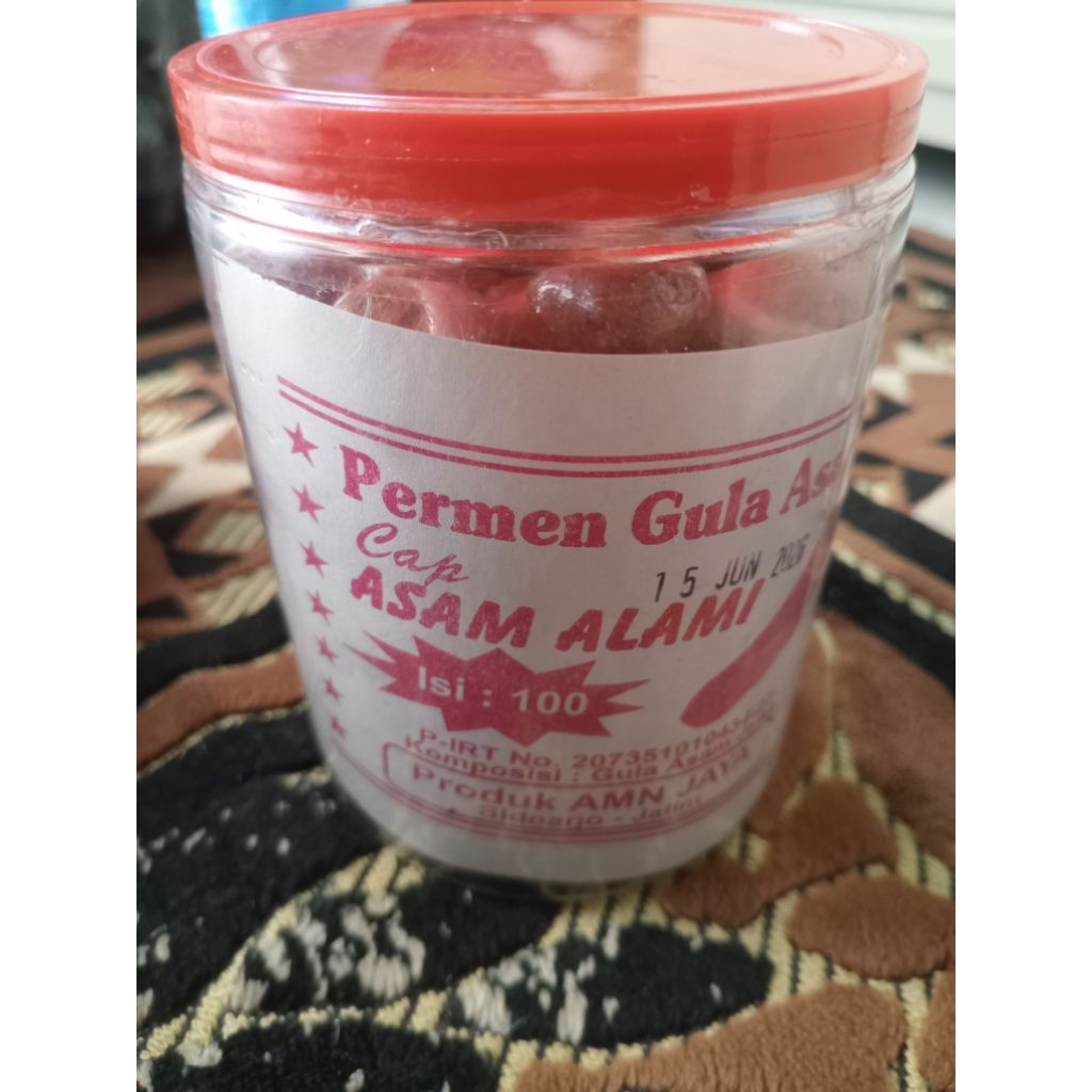 

Permen Gula Asem isi 100pics