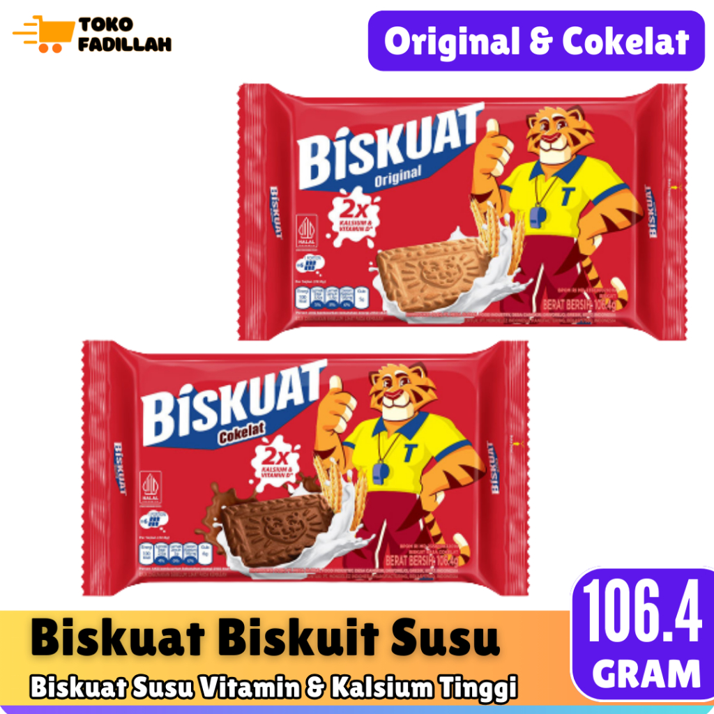 

BISKUAT Original & Cokelat 106.4 gram [Big Pack]