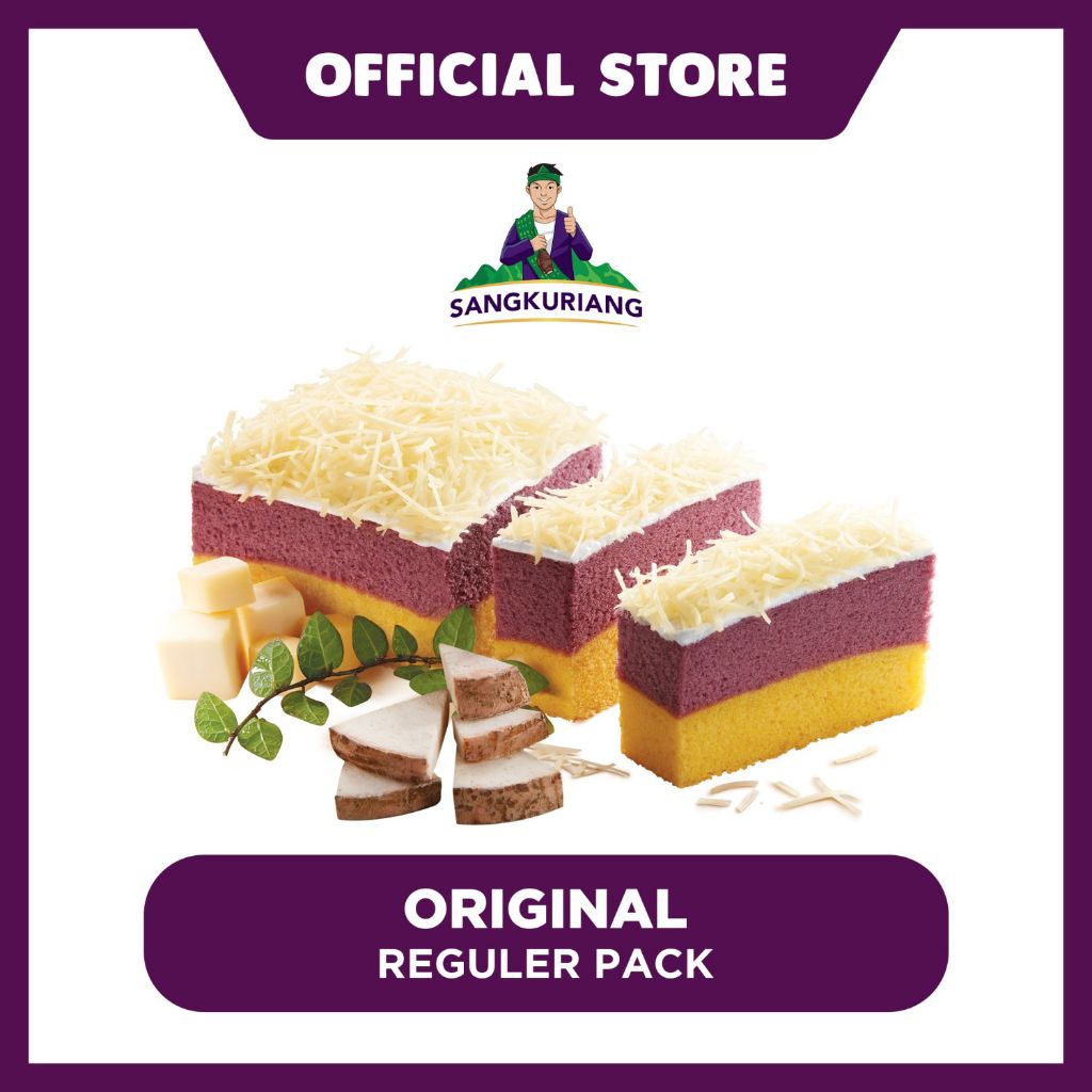 

Talas Sangkuriang Original Keju | Lapis Talas Bogor Sangkuriang | Lapis Talas Sangkuriang | Oleholeh Bogor