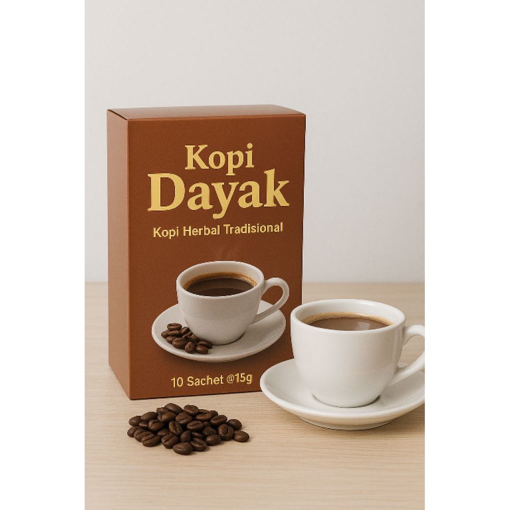 

Kopi Herbal Tradisional Dayak – Minuman Serbuk Kopi Rempah 10 Sachet