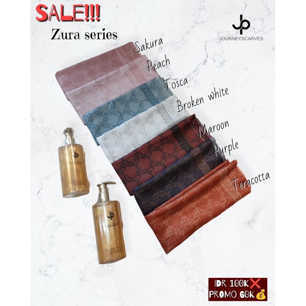 Promo Zura Hijab By Journey Scarves Original