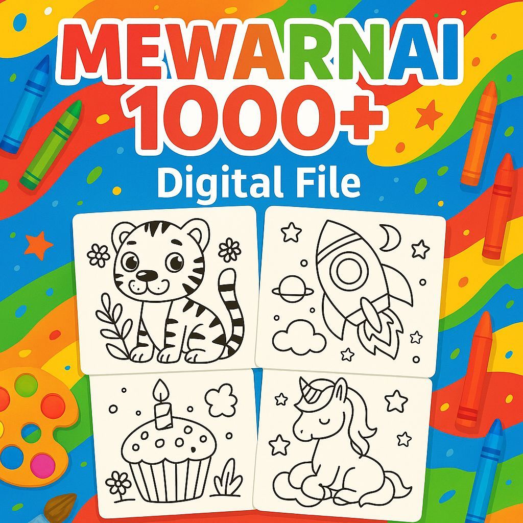 

KIDSINK Lembar Mewarnai Anak Edukatif – Coloring Pages Printable (File PDF)