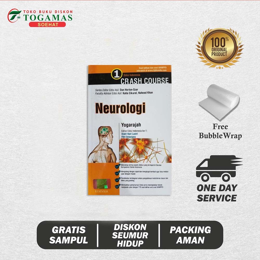 [SALE 30%] CRASH COURSE NEUROLOGI ED. 1 INDONESIA-YOGARAJAH