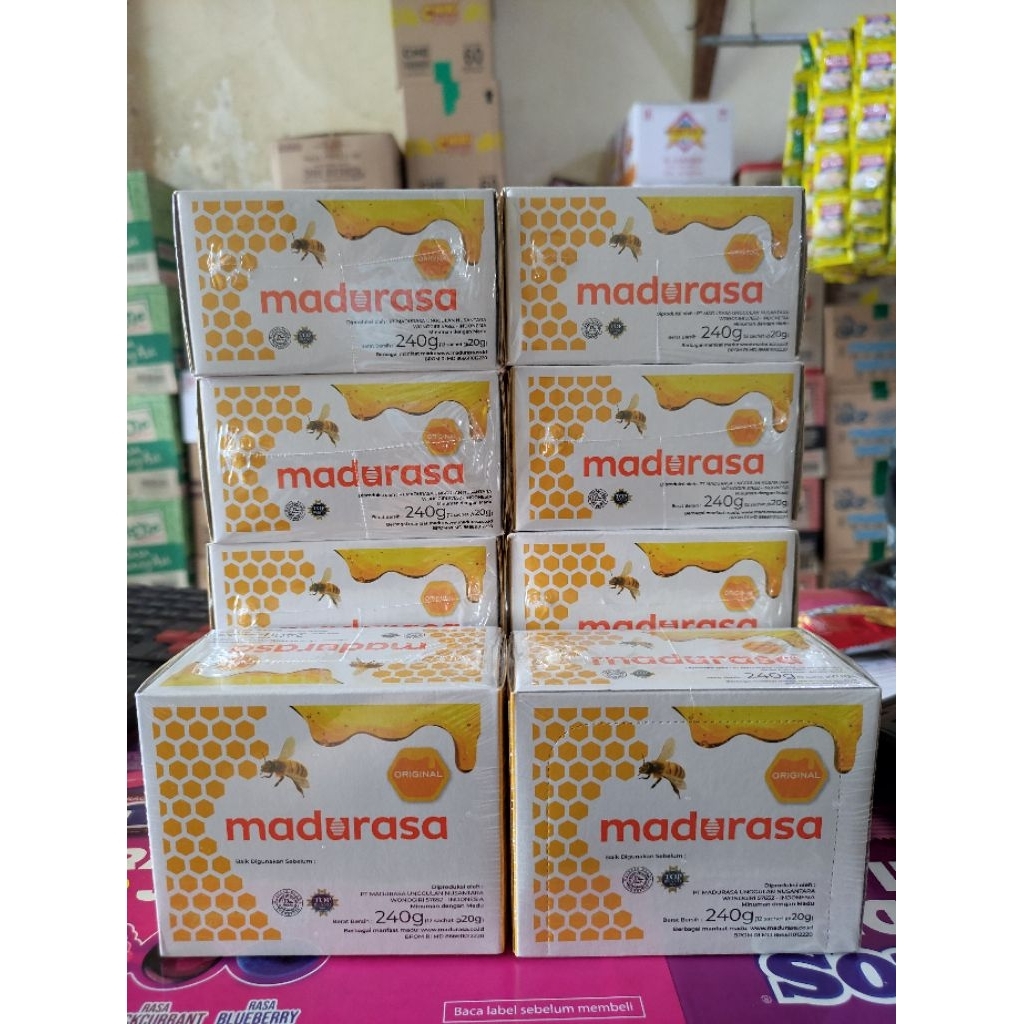

Madurasa Original 20 gram isi 12 Sachet ( Harga 1 Box )