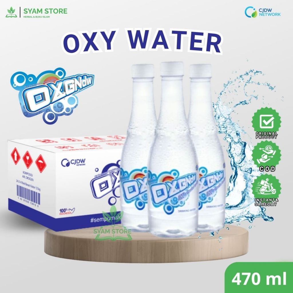 

Oxy Water Air Minum Oxygen Drinking Actived Water Kesehatan Oxygen 470ml