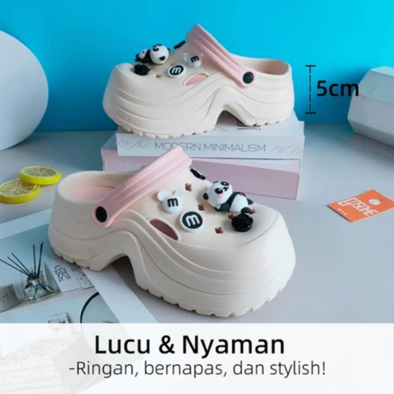 Sandal Baim EVA Wanita Sandal Fuji Korea Sepatu Jelly Wanita Sandal Kodok Wantia