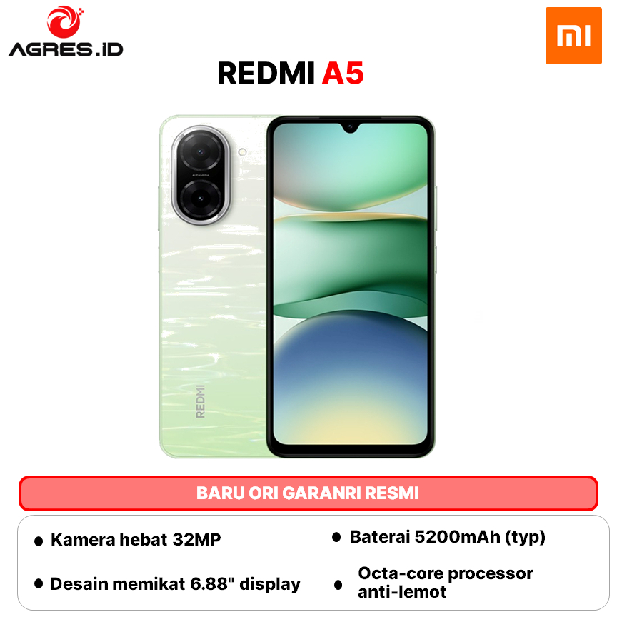 XIAOMI REDMI A5 4GB 128GB MIDNIGHT BLACK (BOX CHA)