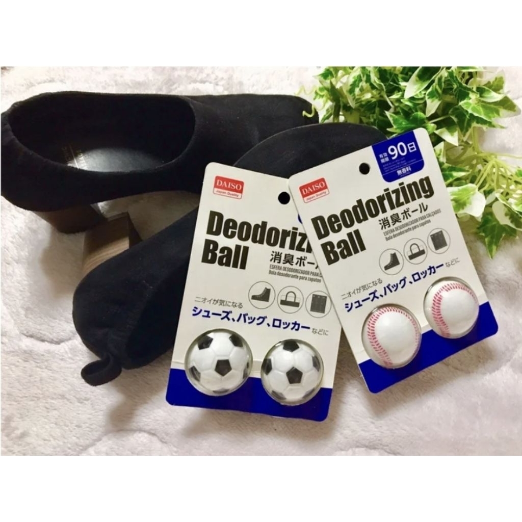 Daiso Deodorizing Ball Soccer Ball Baseball Pewangi Bola Sepakbola Deo Balls Bola Pewangi Lemari Pak