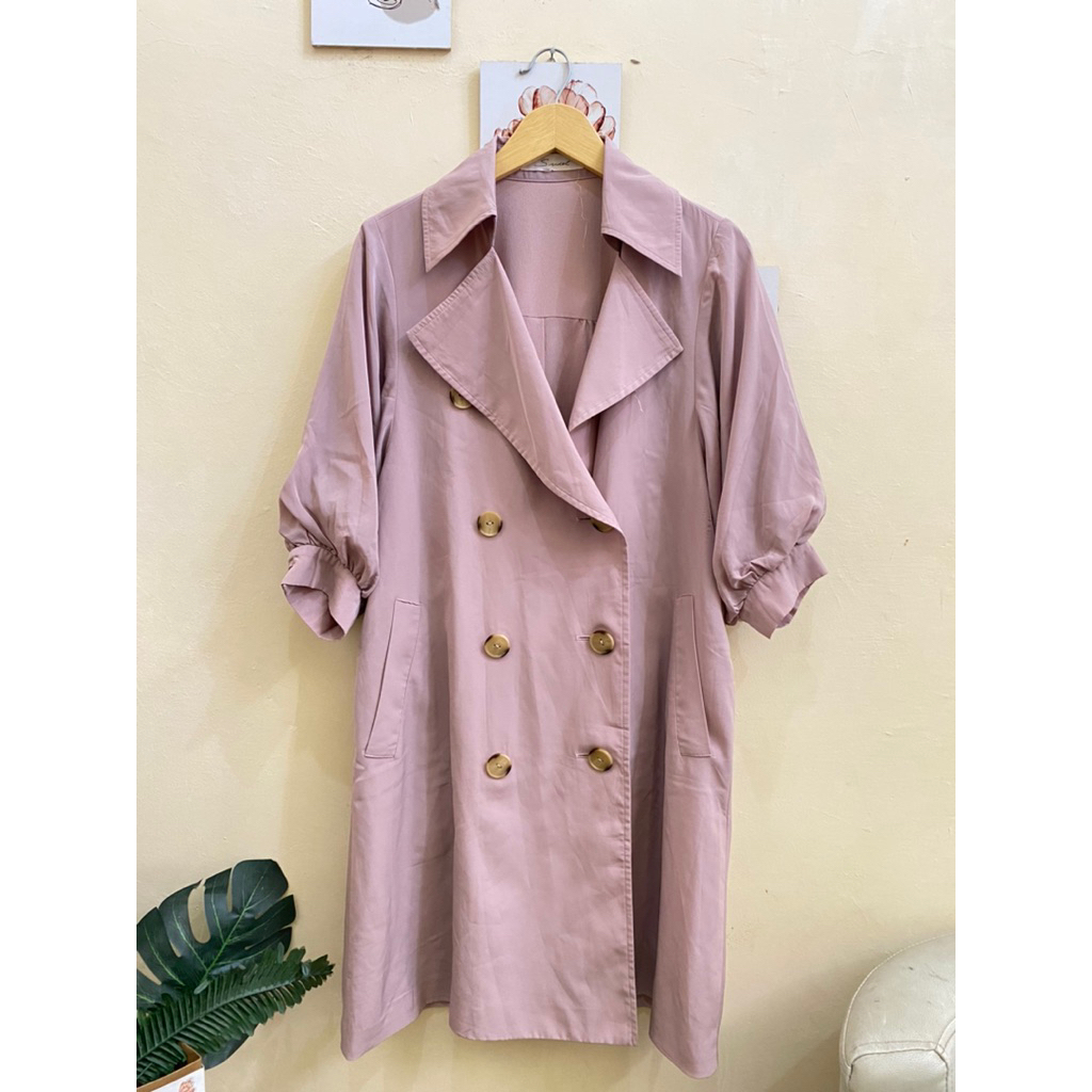 dress outer parka wanita