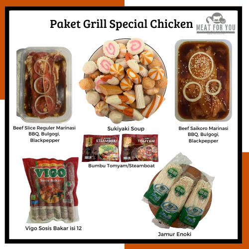 

Paket Grill Special Chicken for BBQ