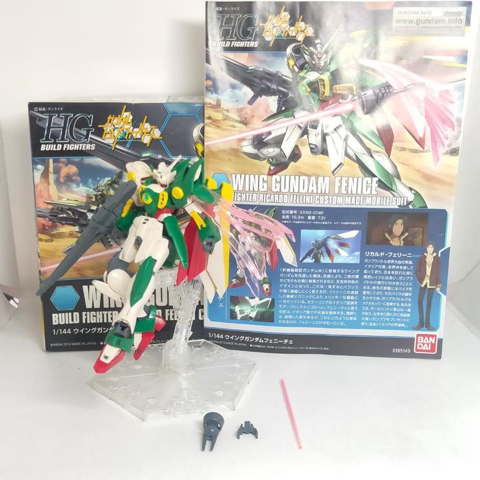Bandai HGBF Gundam Wing Fenice / Gundam HG 1/144 2nd Sudah Rakit H458