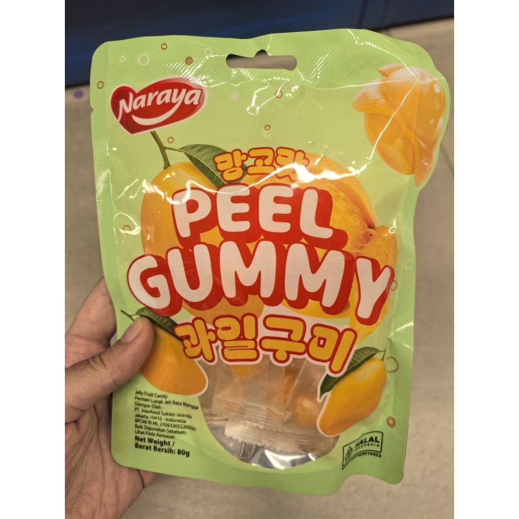 

NARAYA PEEL GUMMY MANGO. NARAYA PEEL GUMMY GRAPE. NARAYA PEEL GUMMY STRAWBERRY. PEELED FUDGE.