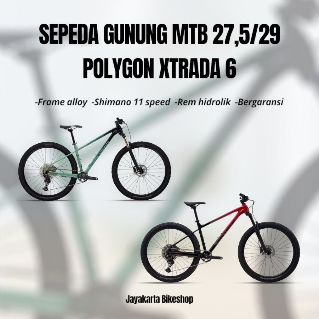 SEPEDA GUNUNG MTB 27,5/29 INCH POLYGON XTRADA 6 | MOUNTAIN BIKE DEWASA ORIGINAL DAN BERGARANSI