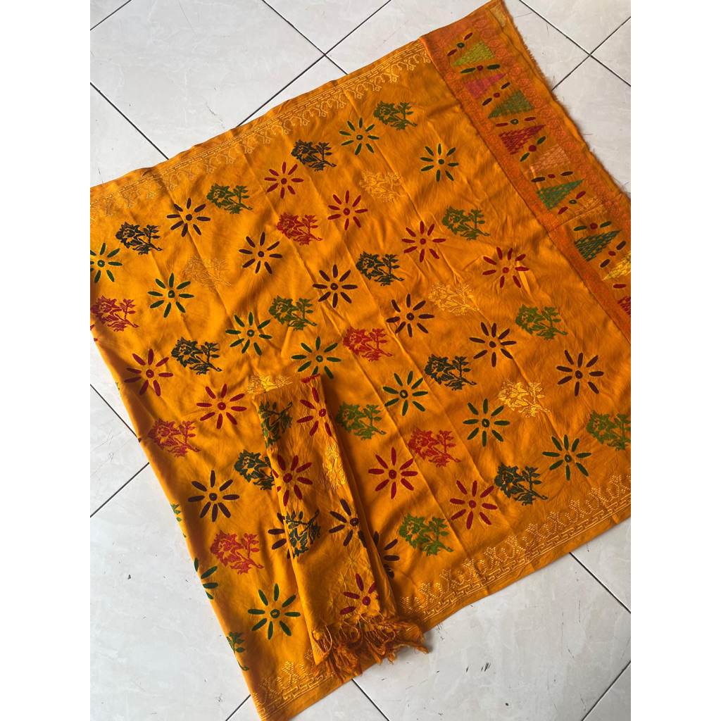 kamen sutra jumputan ori singaraja set sldg mix semi songket (ready)