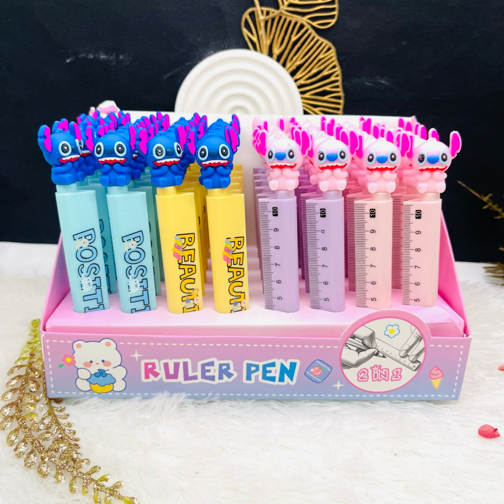 

2in1 Pena Penggaris / Ruller Pen Stich
