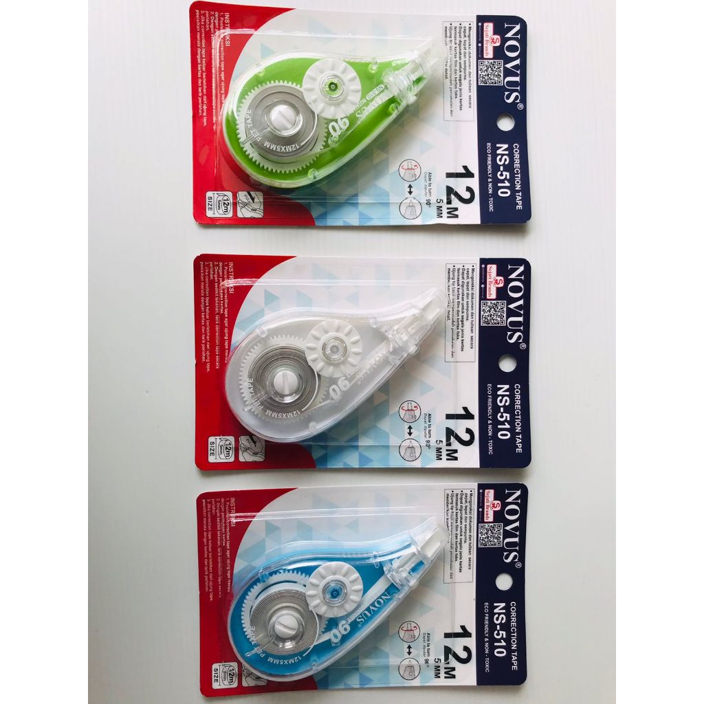 

Correction Tape NOVUS 12m x 5mm (NS-510)