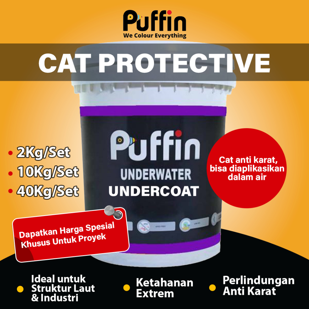 Puffin Underwater - Undercoat solvent free Cat Kapal cat Marine cat Protective
